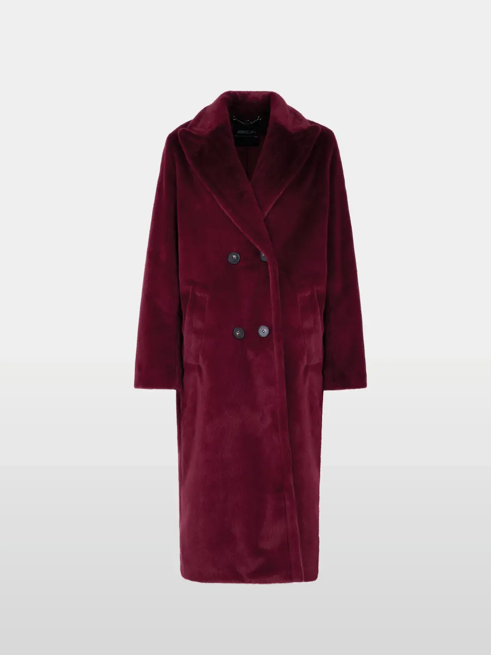 Manteau moelleux à col