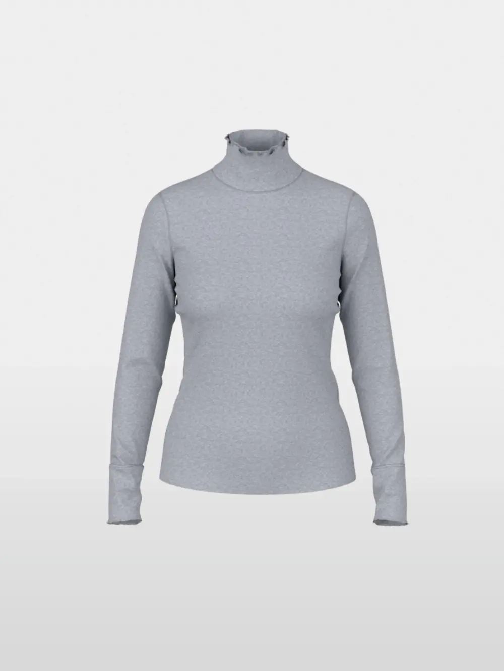 Fitted turtleneck shirt