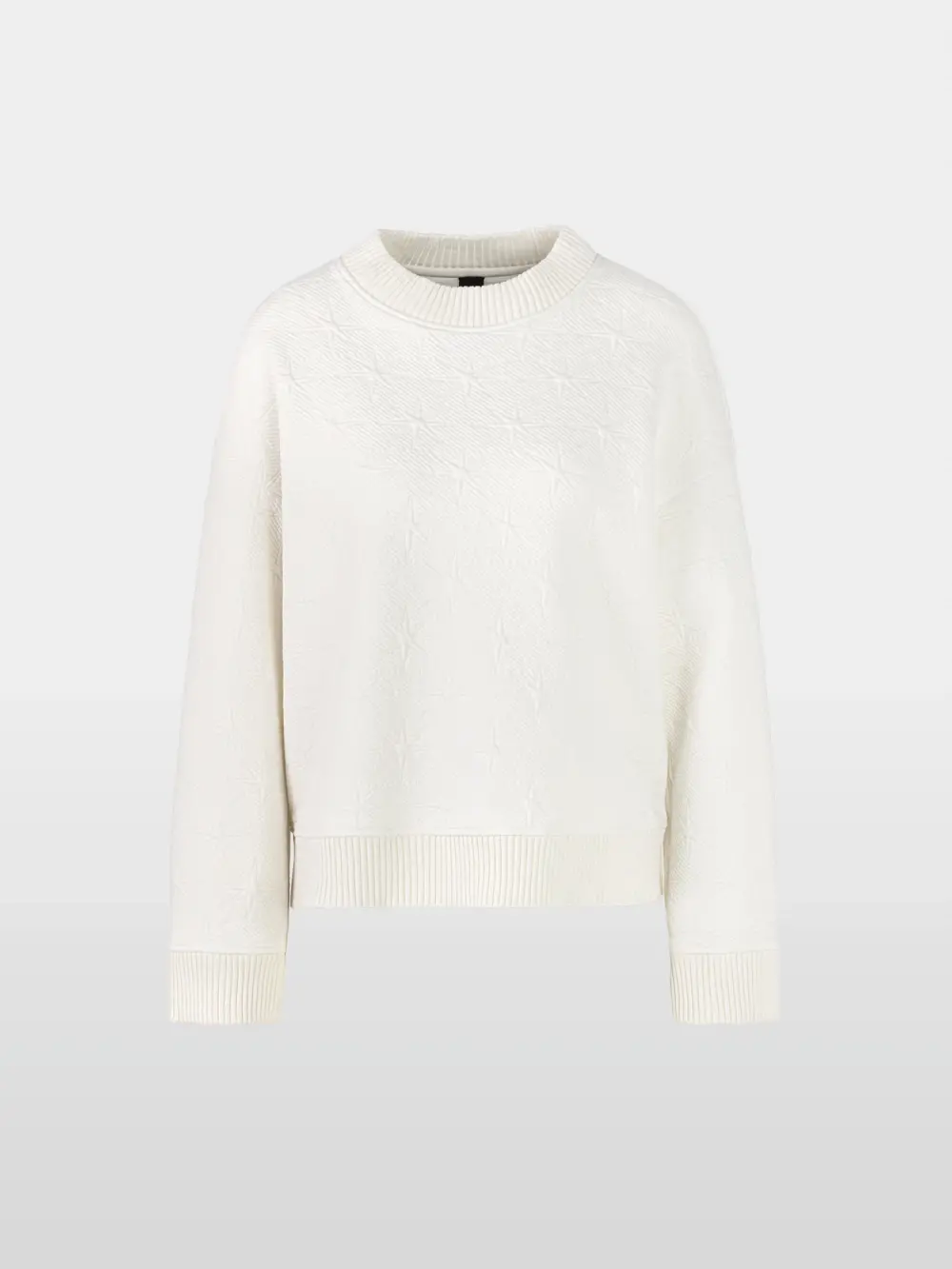 Sweatshirt mit Snowstar-Strukturdesign