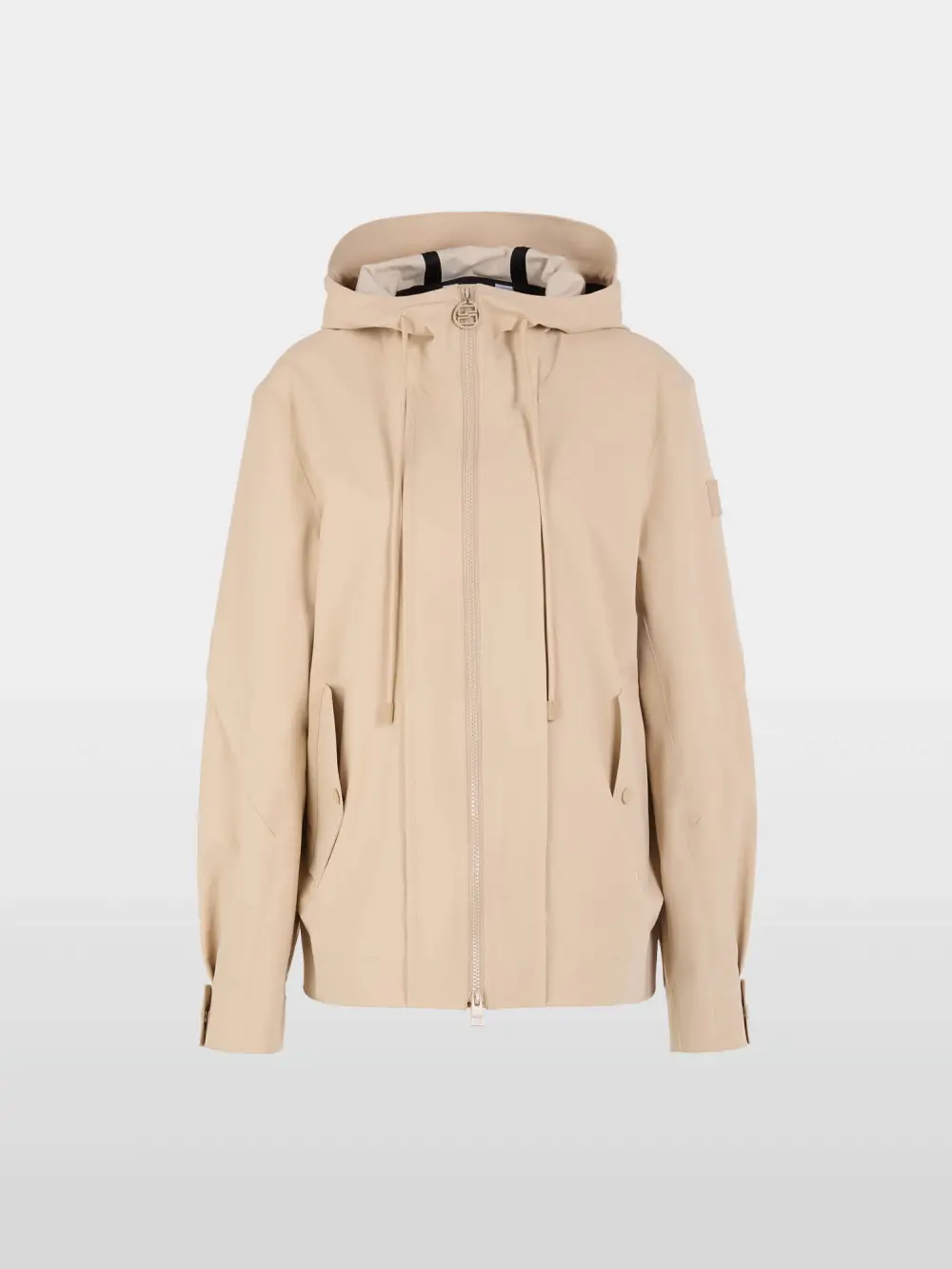Lightweight outdoor jacket with hood