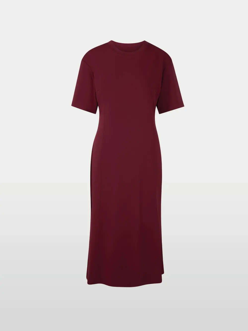 Robe midi sportive et chic avec fente