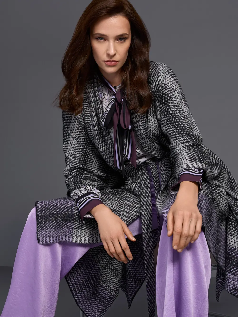 Manteau en maille tricoté en Allemagne