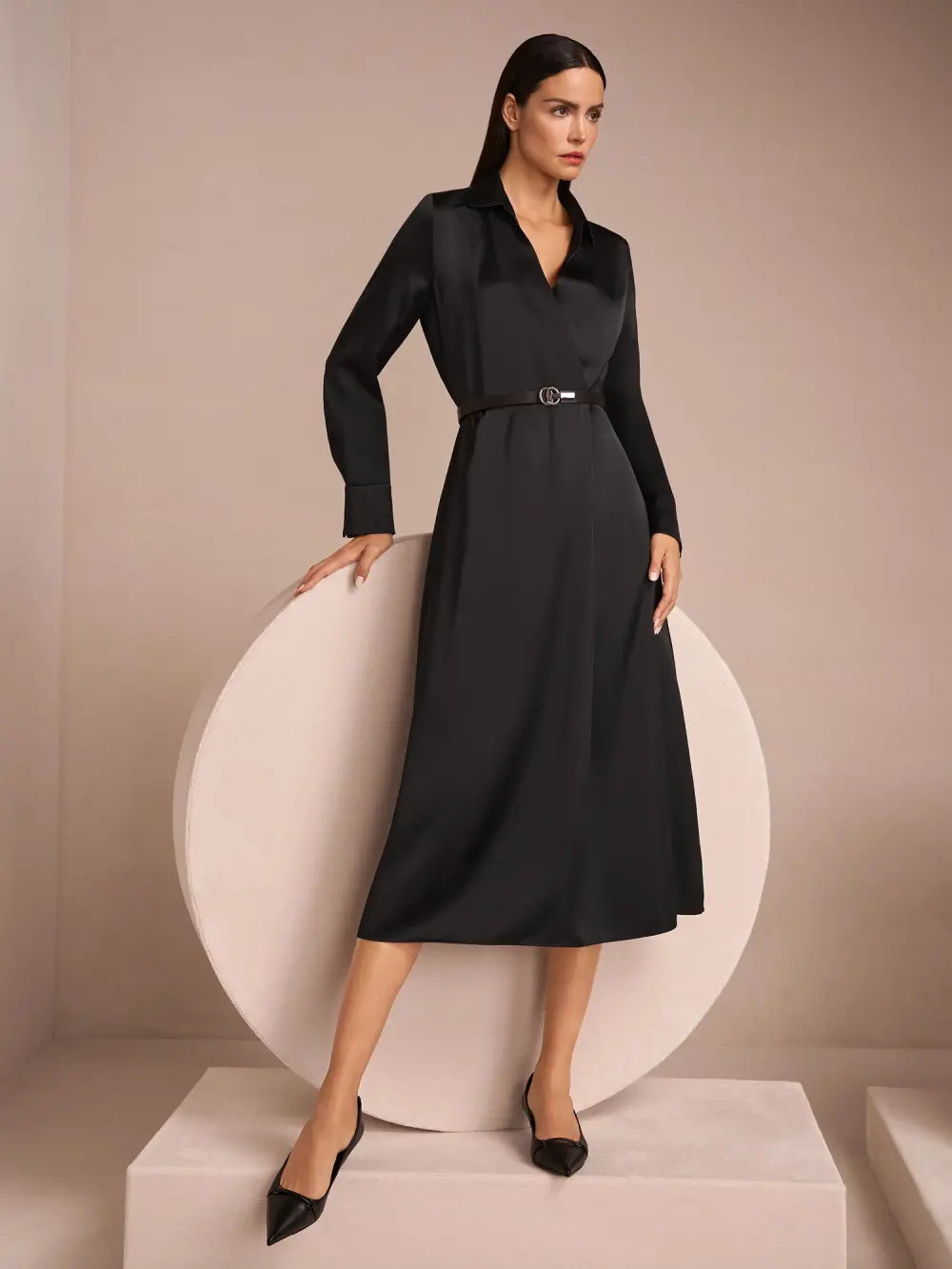 Dress in viscose mix