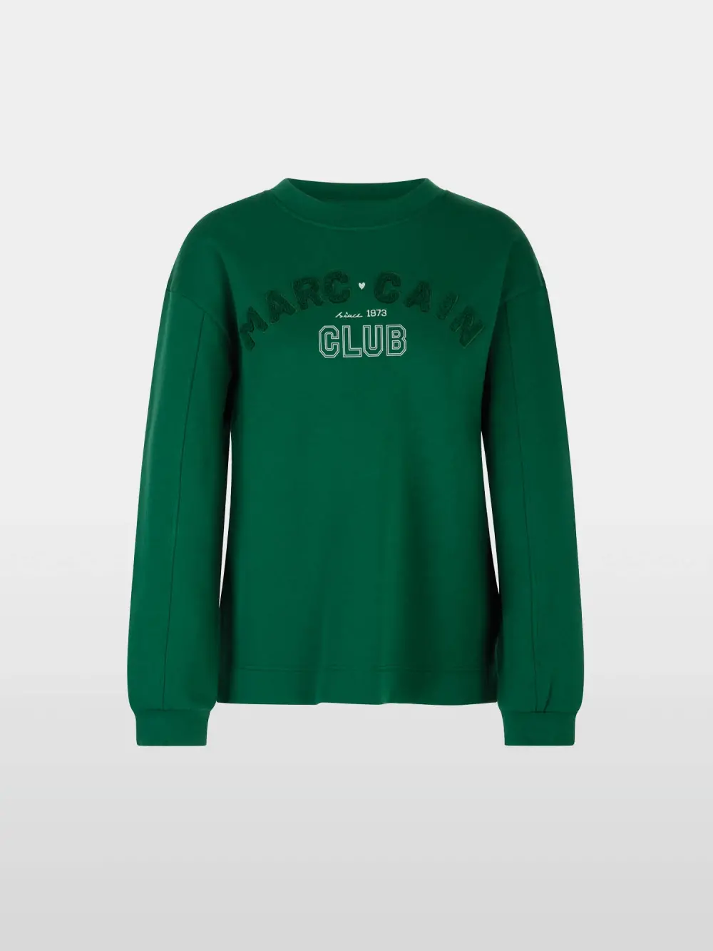 Sweatshirt with flocking