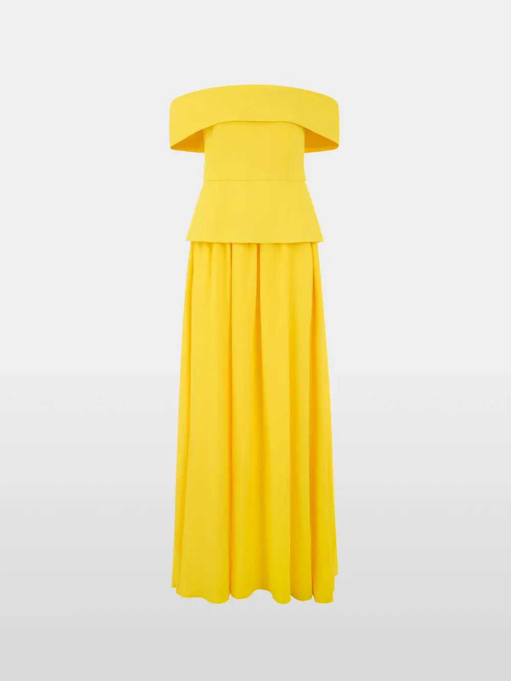 Off-the-shoulder maxi dress