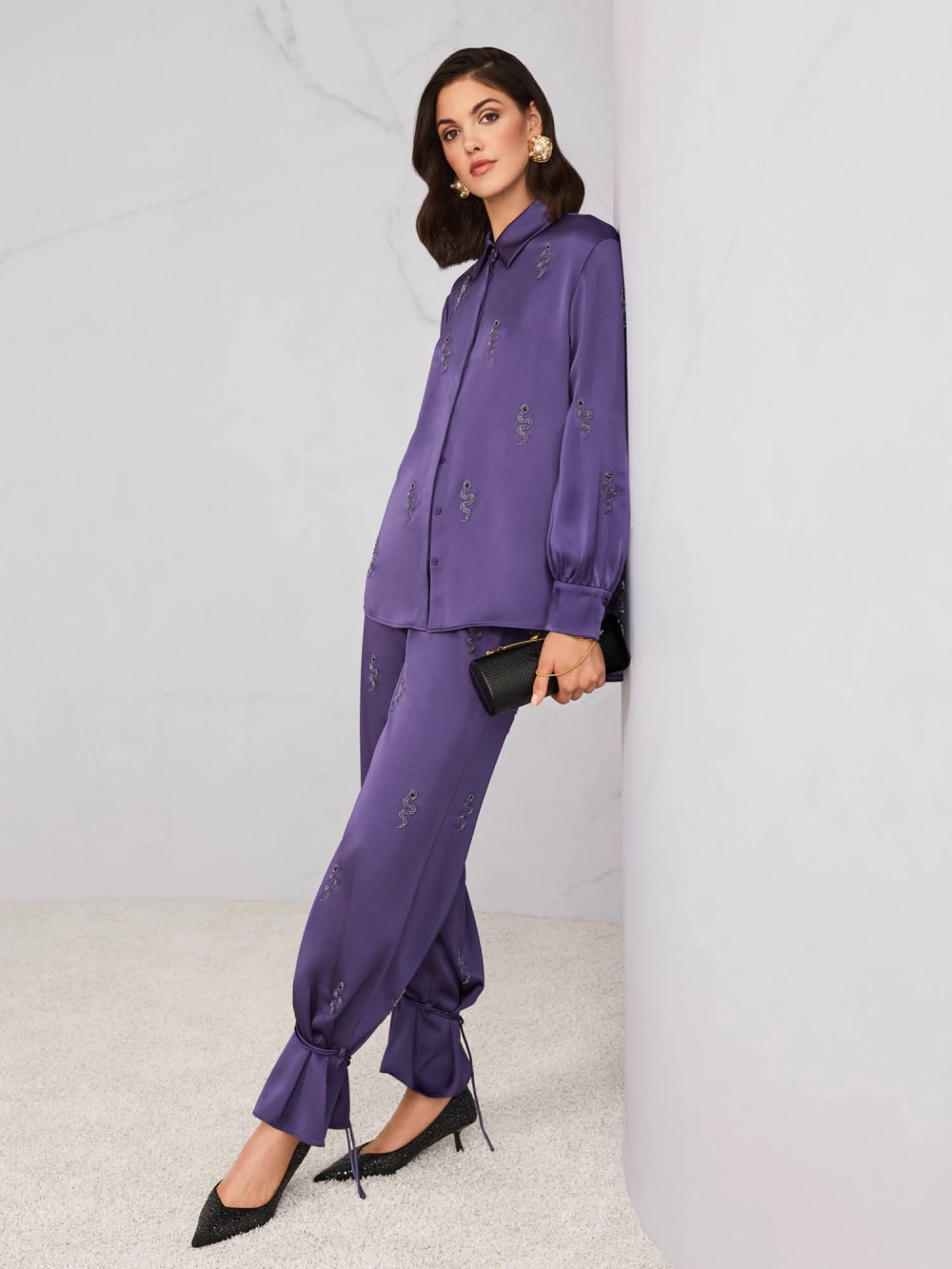 Hose WELKOM mit Snakeverzierung