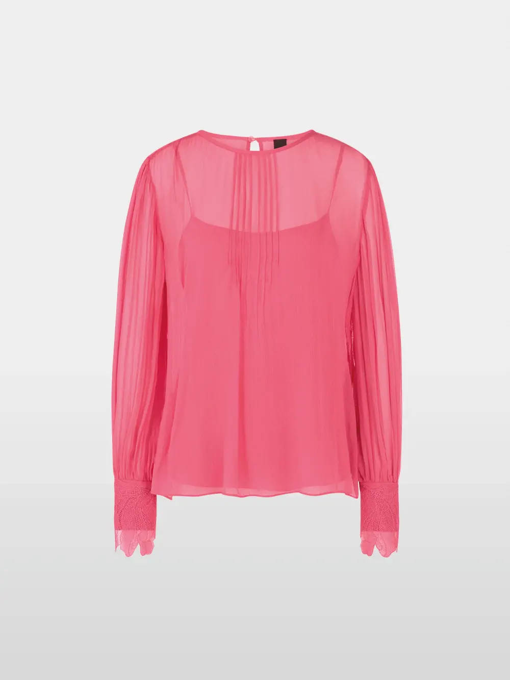 Blouse van zachte viscosecrêpe
