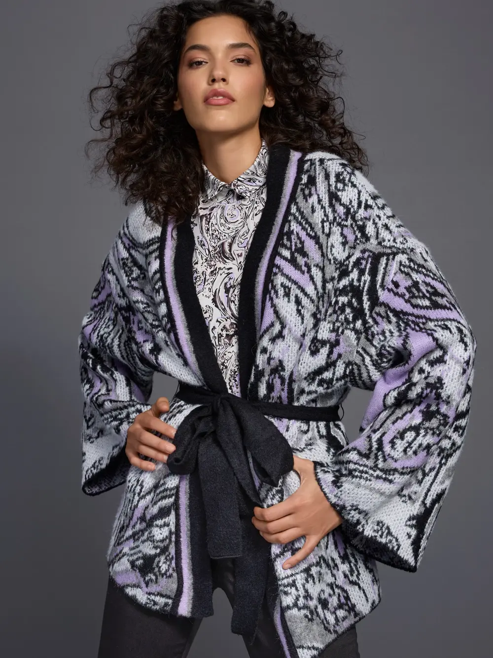 Manteau court tricoté en Allemagne