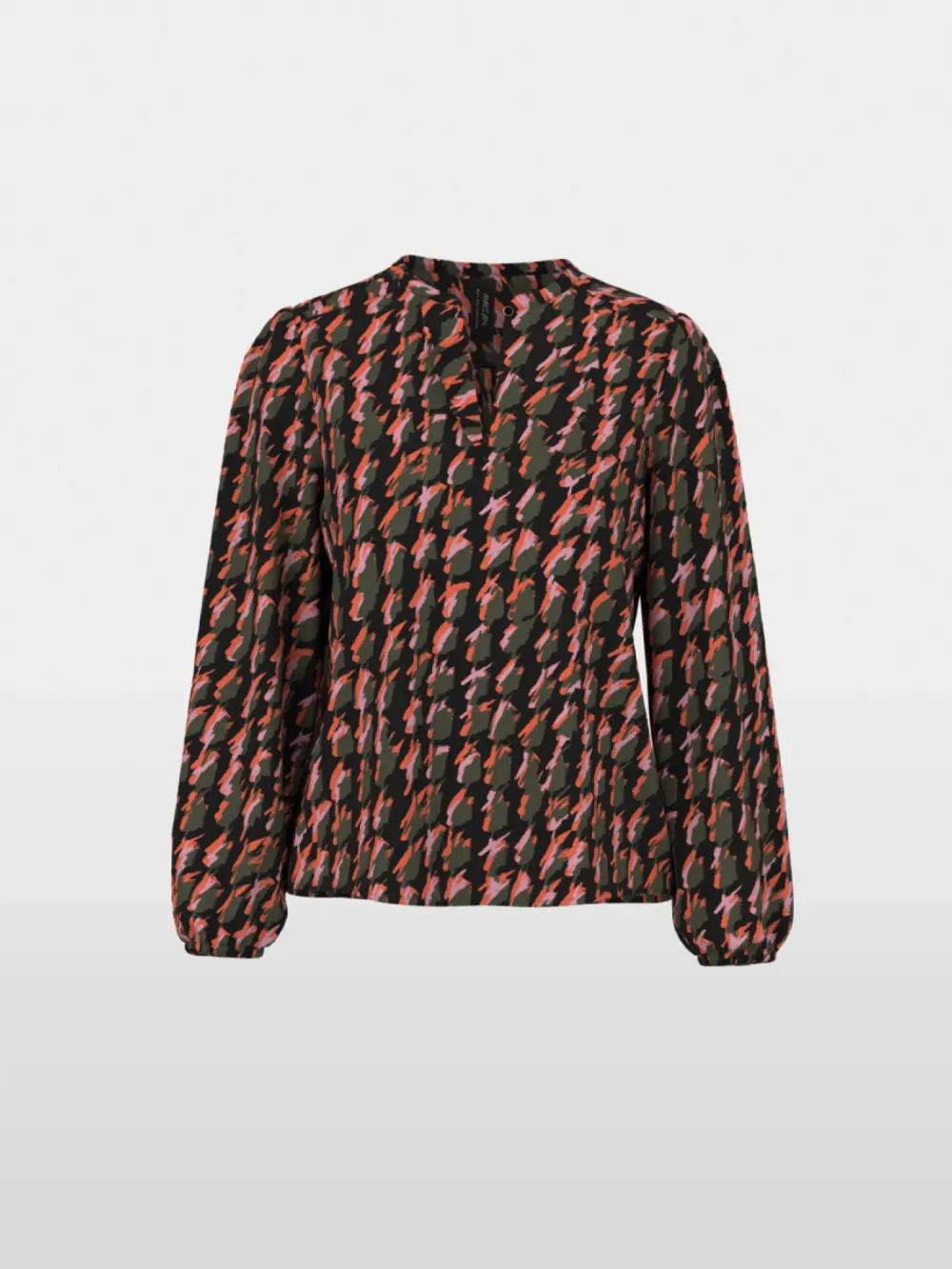 Abstract houndstooth blouse