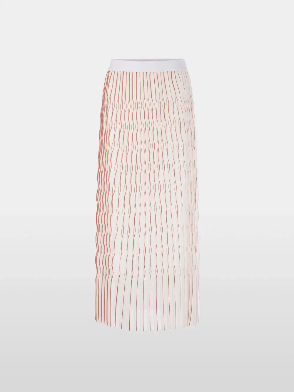 Maxi skirt with pleats