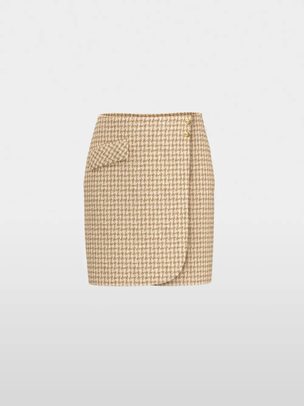 Houndstooth mini skirt