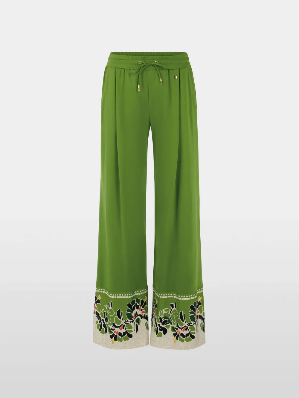 Melange knit shopper with logo