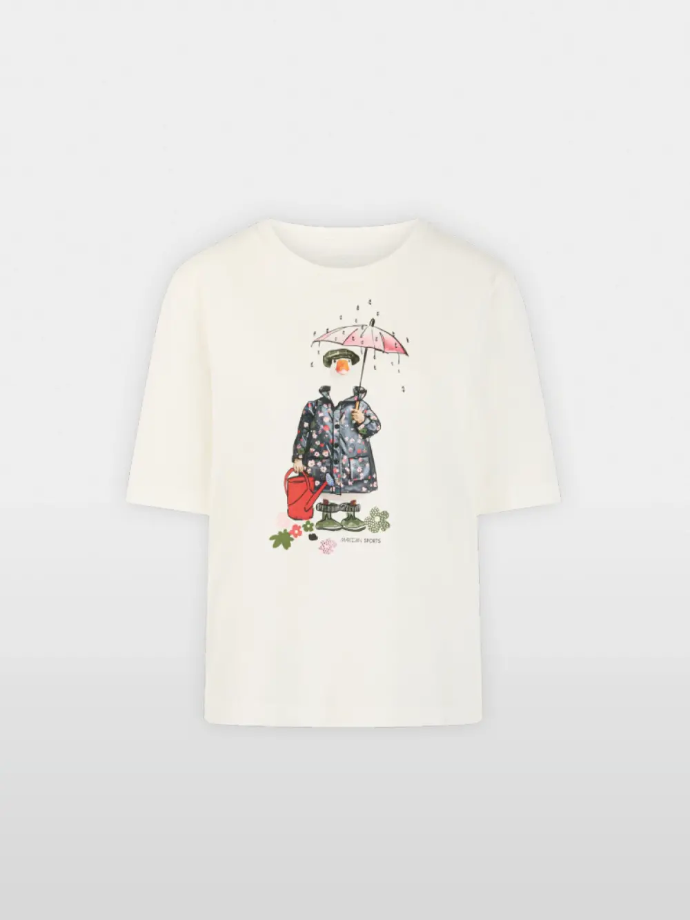 T-shirt imprimé d'un motif artistique