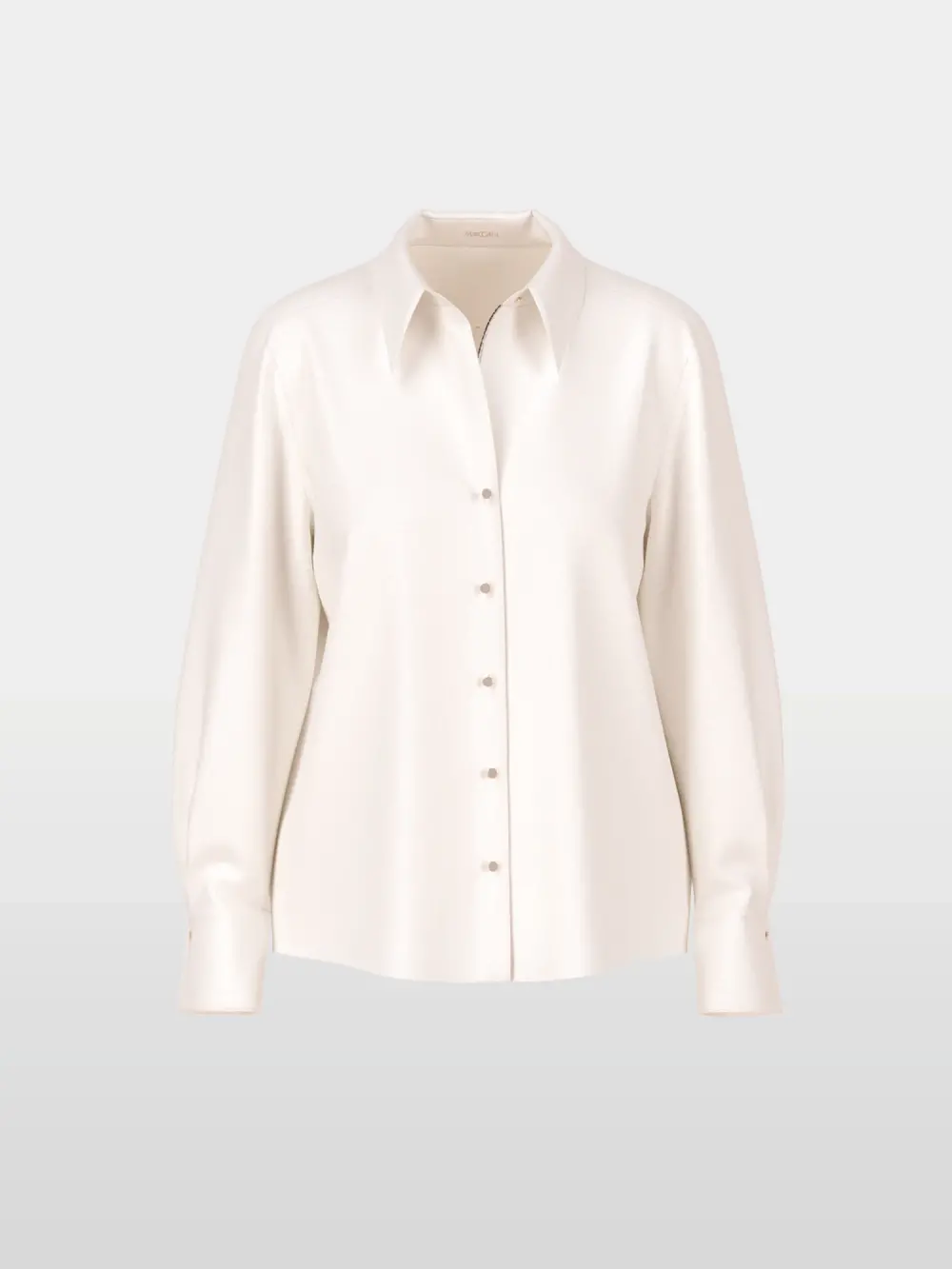 Blouse en soie brillante