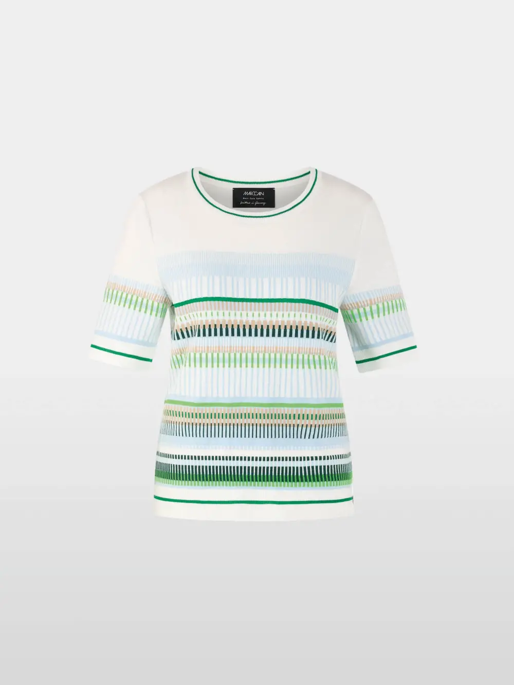 Fine-knit jacquard jumper