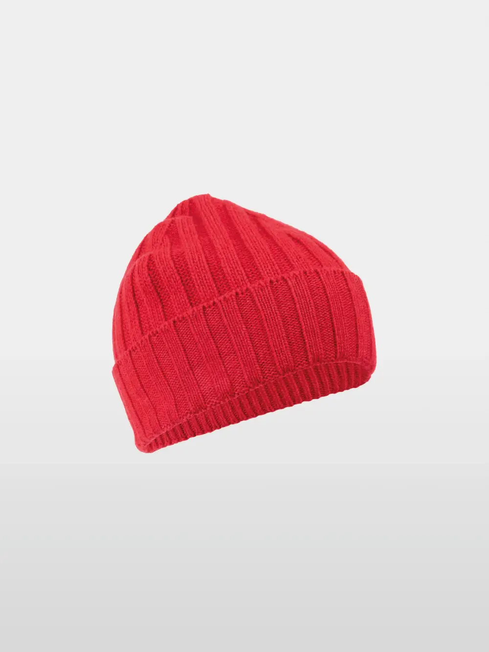 Elegante Strickmütze mit Kaschmiranteil