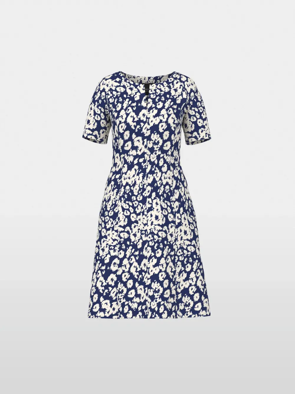 Short dress with all-over print