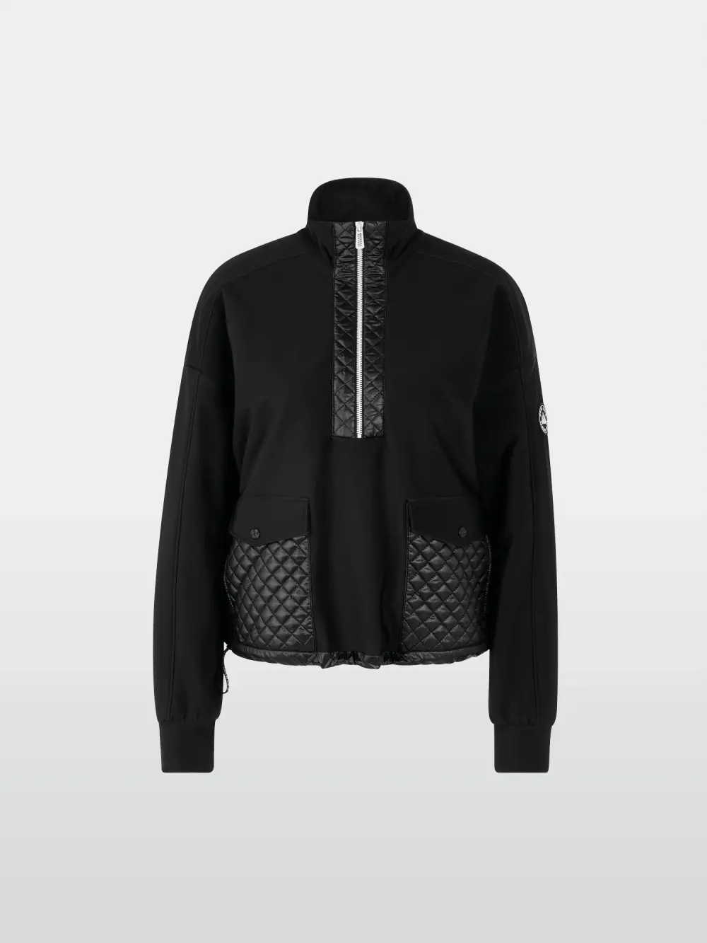 Sweatshirt mit Stehkragen und Taschen