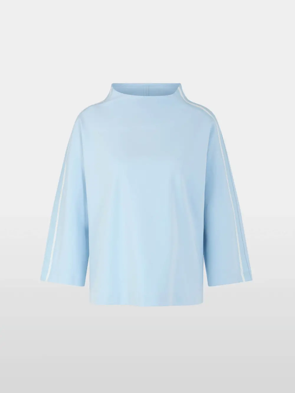 Sweatshirt with stand-up collar