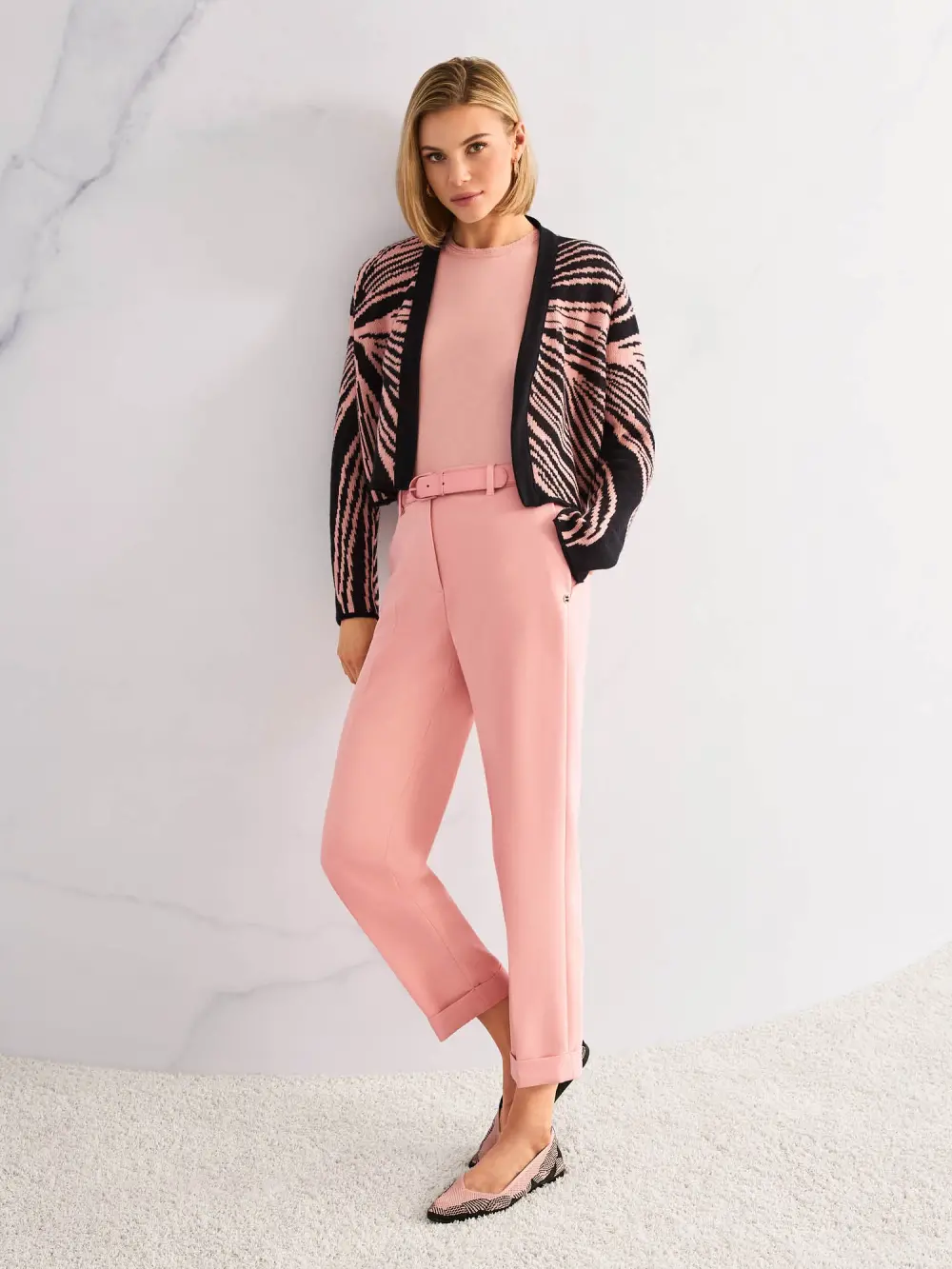 FORDON feminine fit fabric trousers