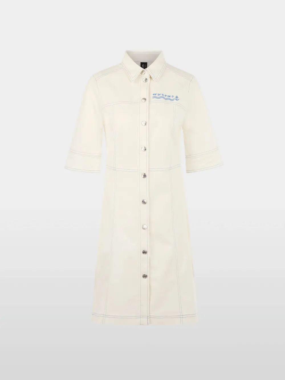 Maritime denim dress