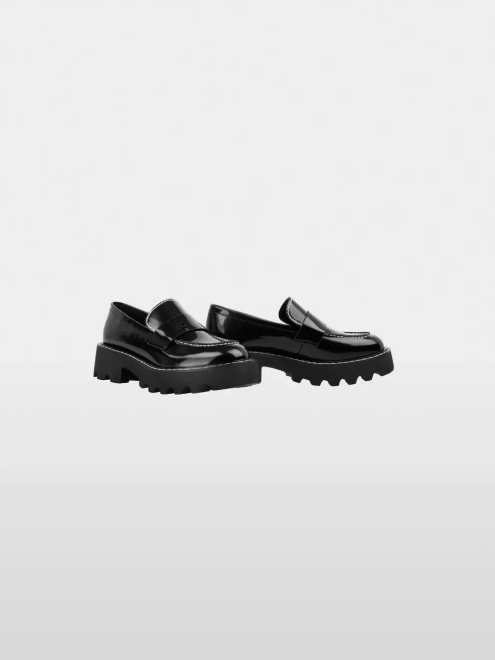 Loafers with chunky soles