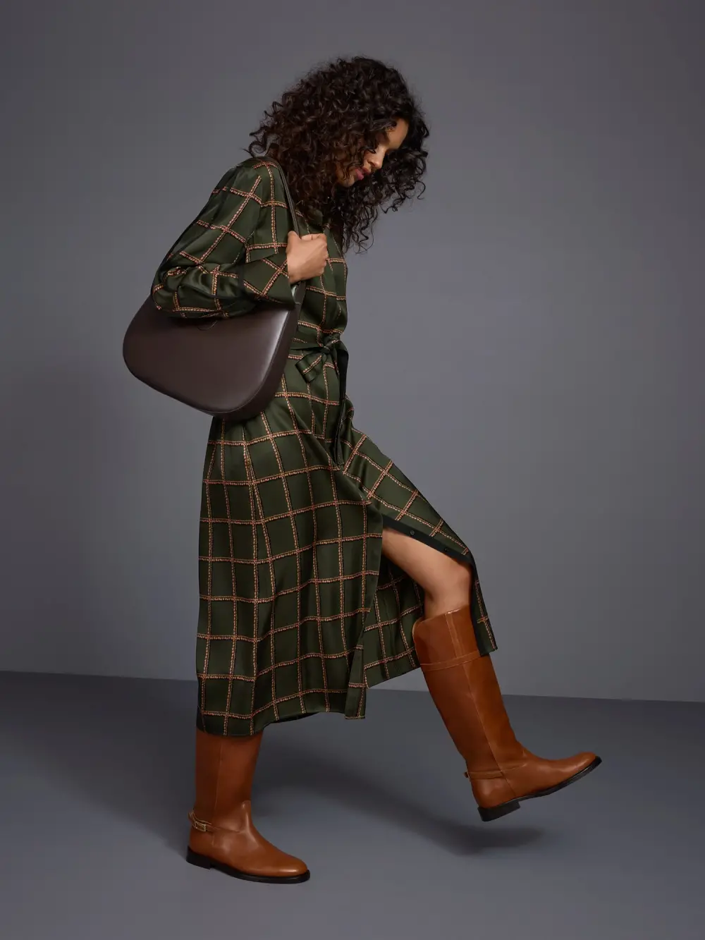 Leather riding boots