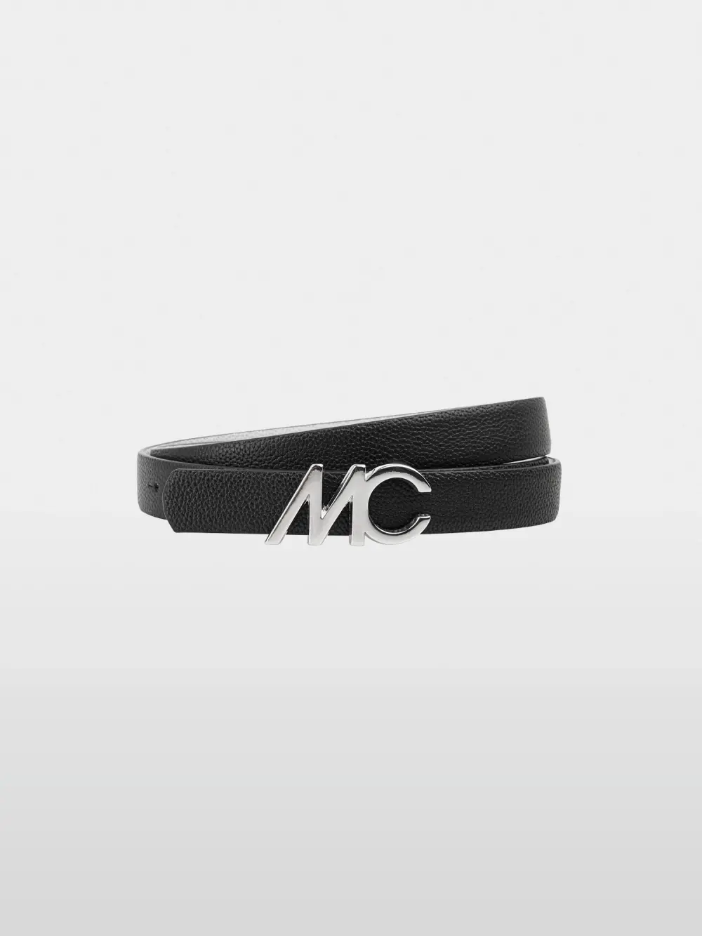 Ceinture réversible en cuir avec boucle MC