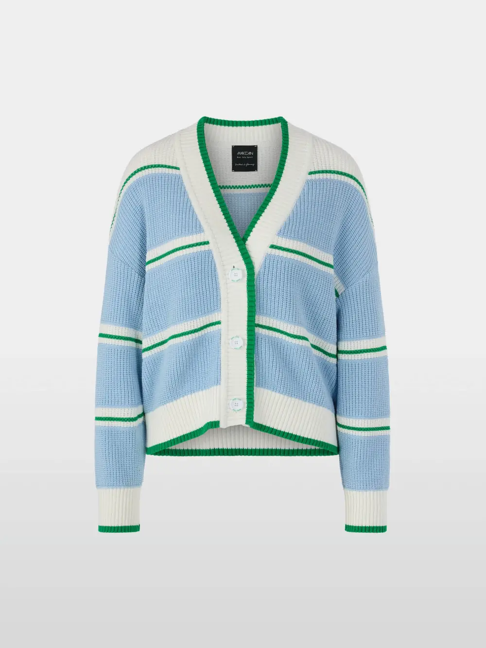 ‘Knitted in Germany’ chunky cardigan