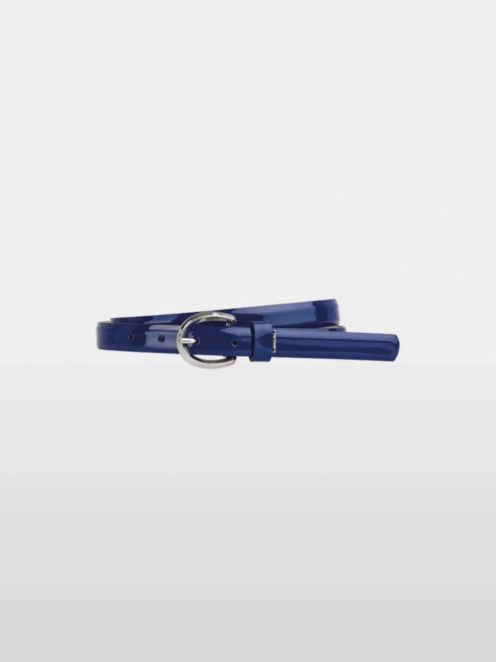 Narrow leather belt