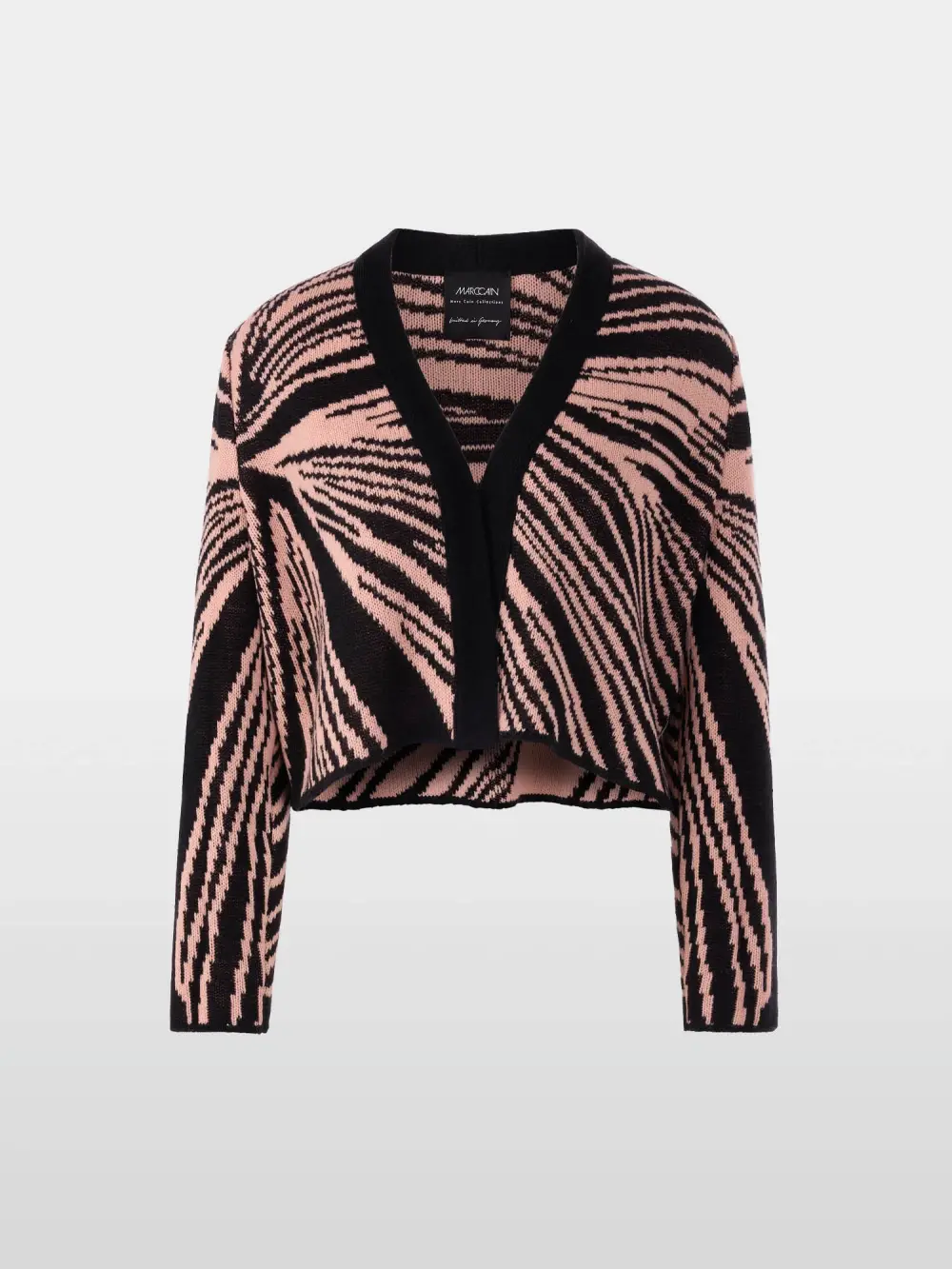 ‘Knitted in Germany’ jacquard cardigan