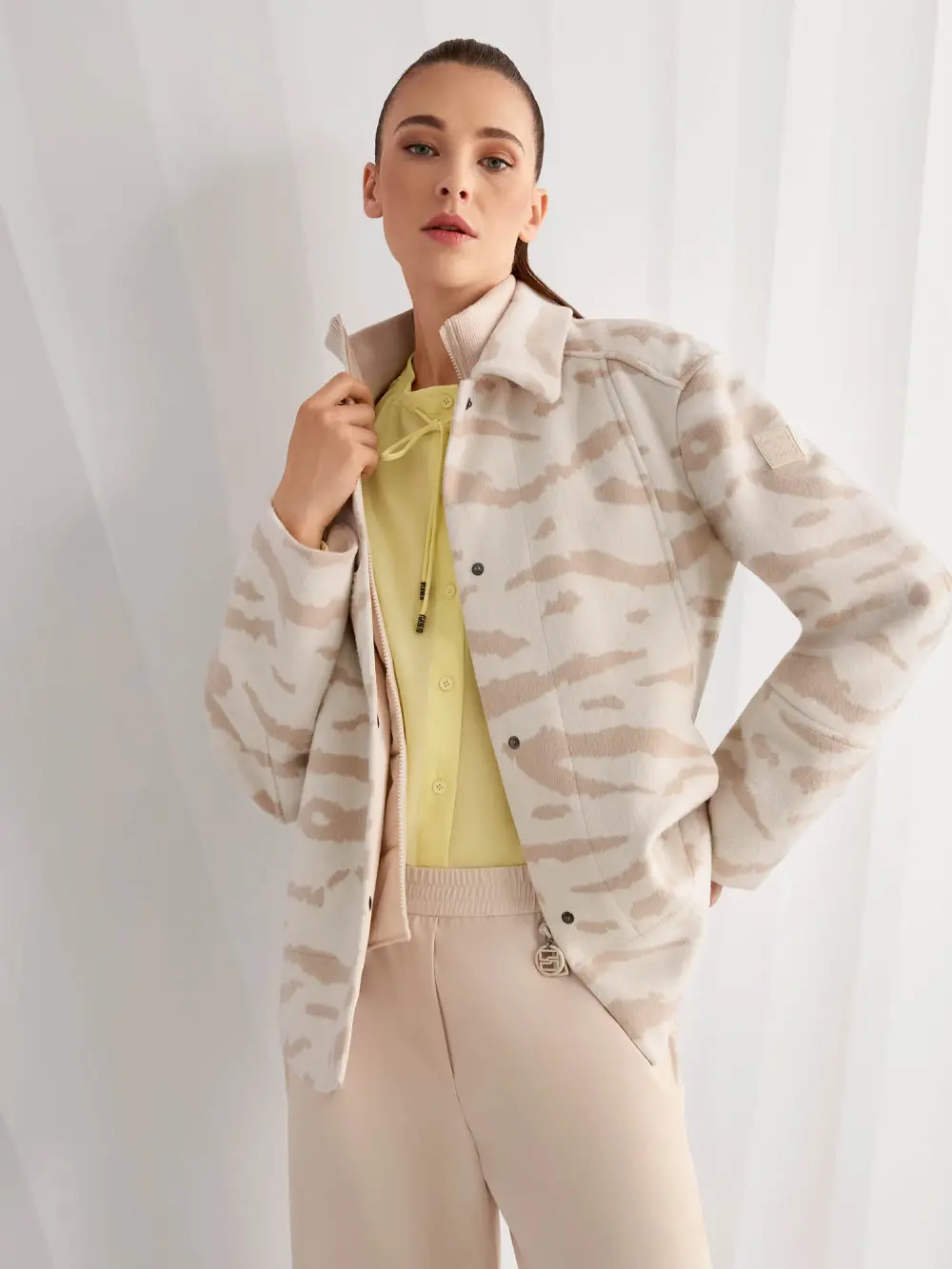 Chemise à imprimé animalier