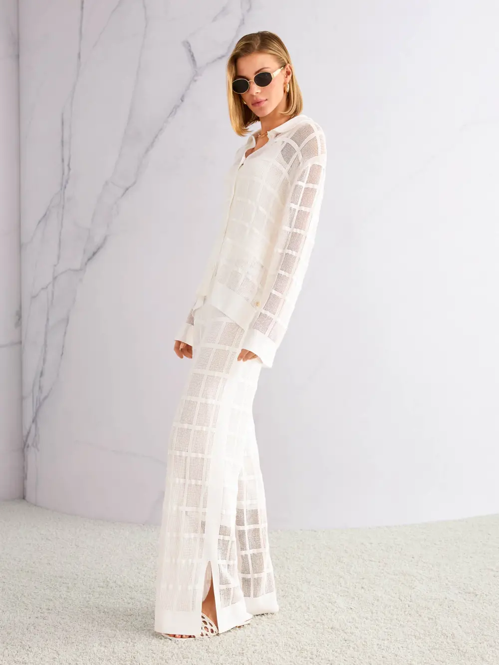 WELKOM stretch viscose trousers