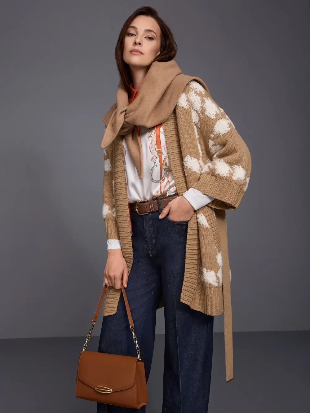 ‘Knitted in Germany’ long cardigan