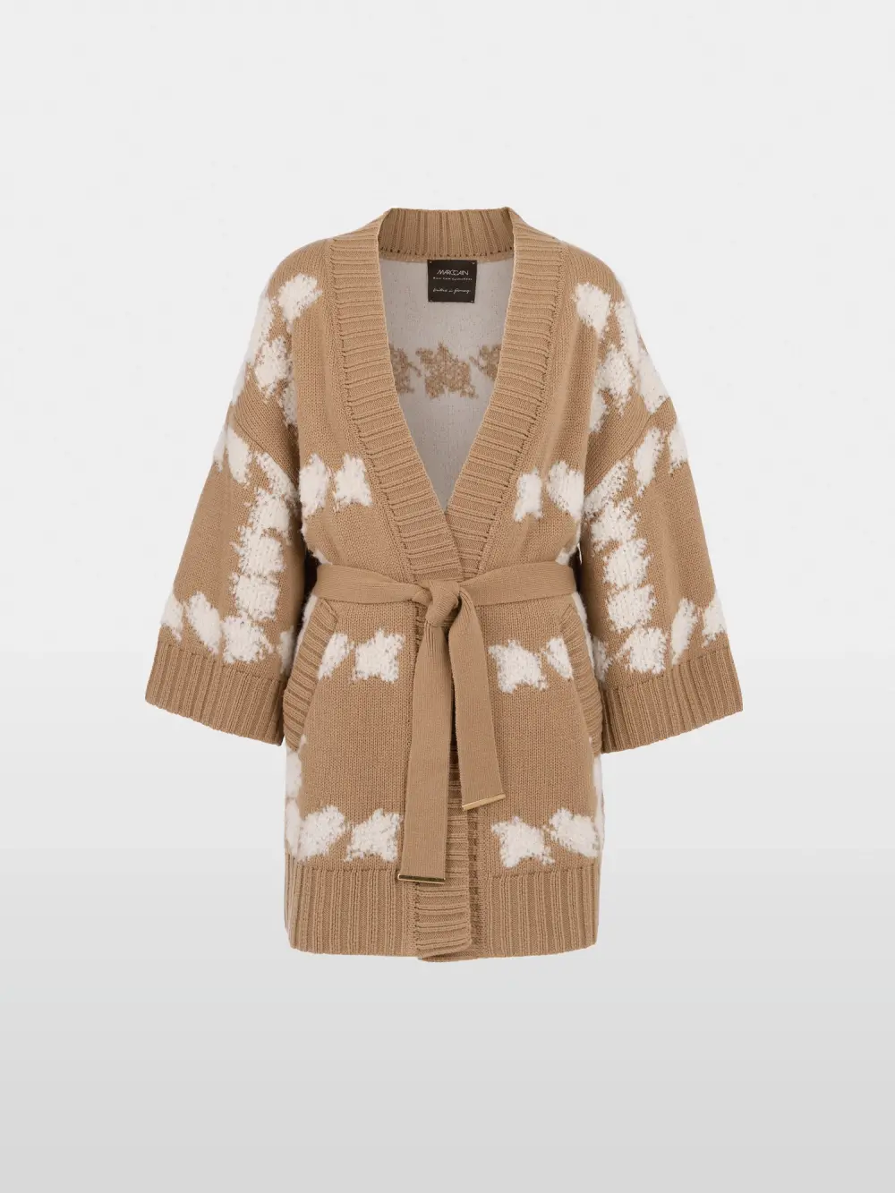 ‘Knitted in Germany’ long cardigan