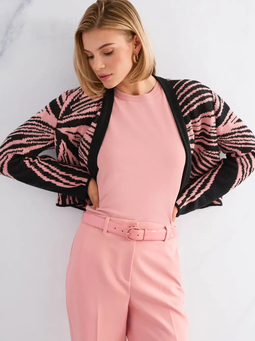 ‘Knitted in Germany’ half-sleeve jumper