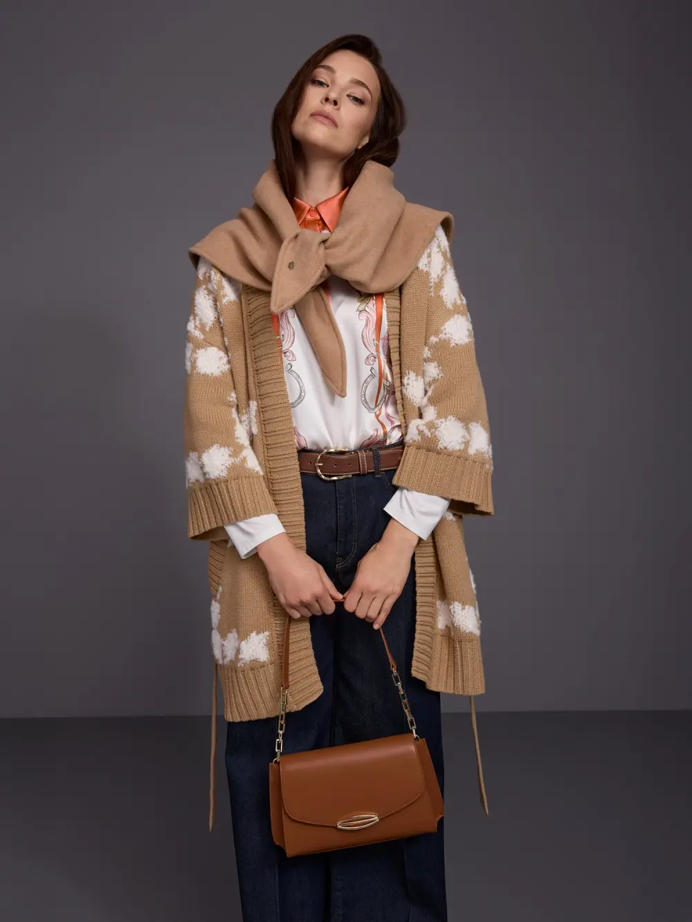 ‘Knitted in Germany’ long cardigan
