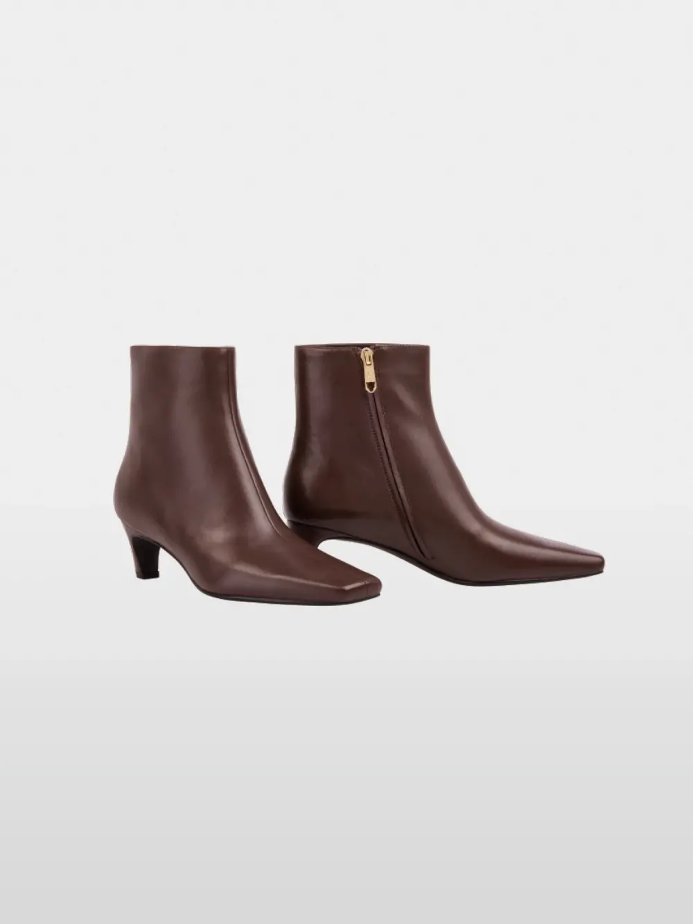 Bottines en cuir à hauteur de cheville