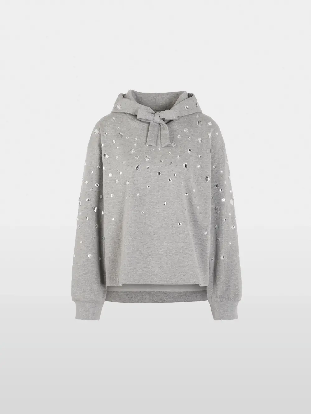 Hoodie with rhinestones