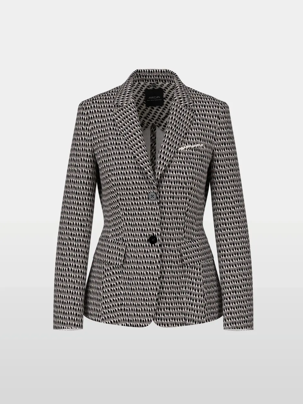 Blazer with tie belt