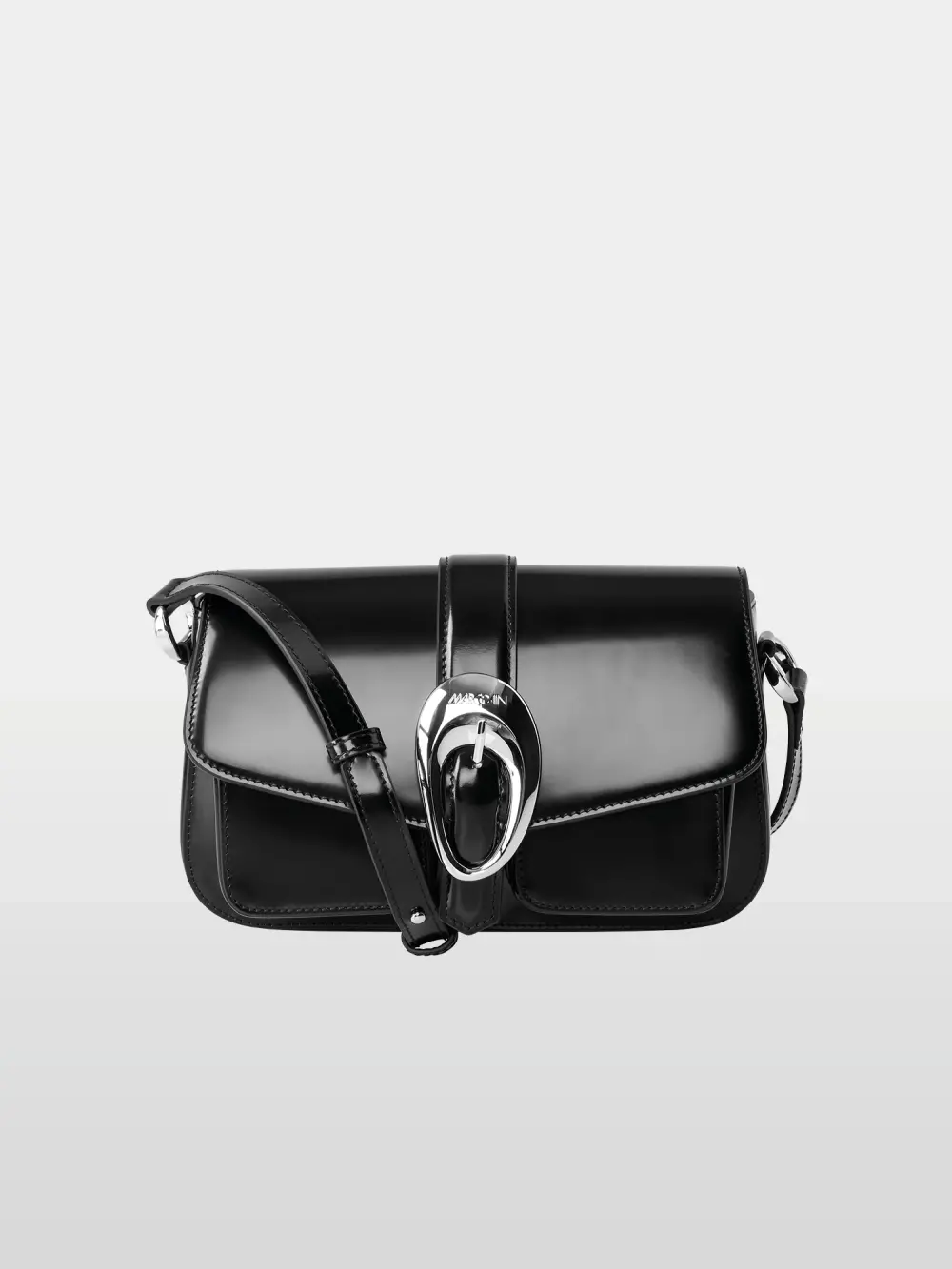 Sac à bandoulière élégant avec boucle logo