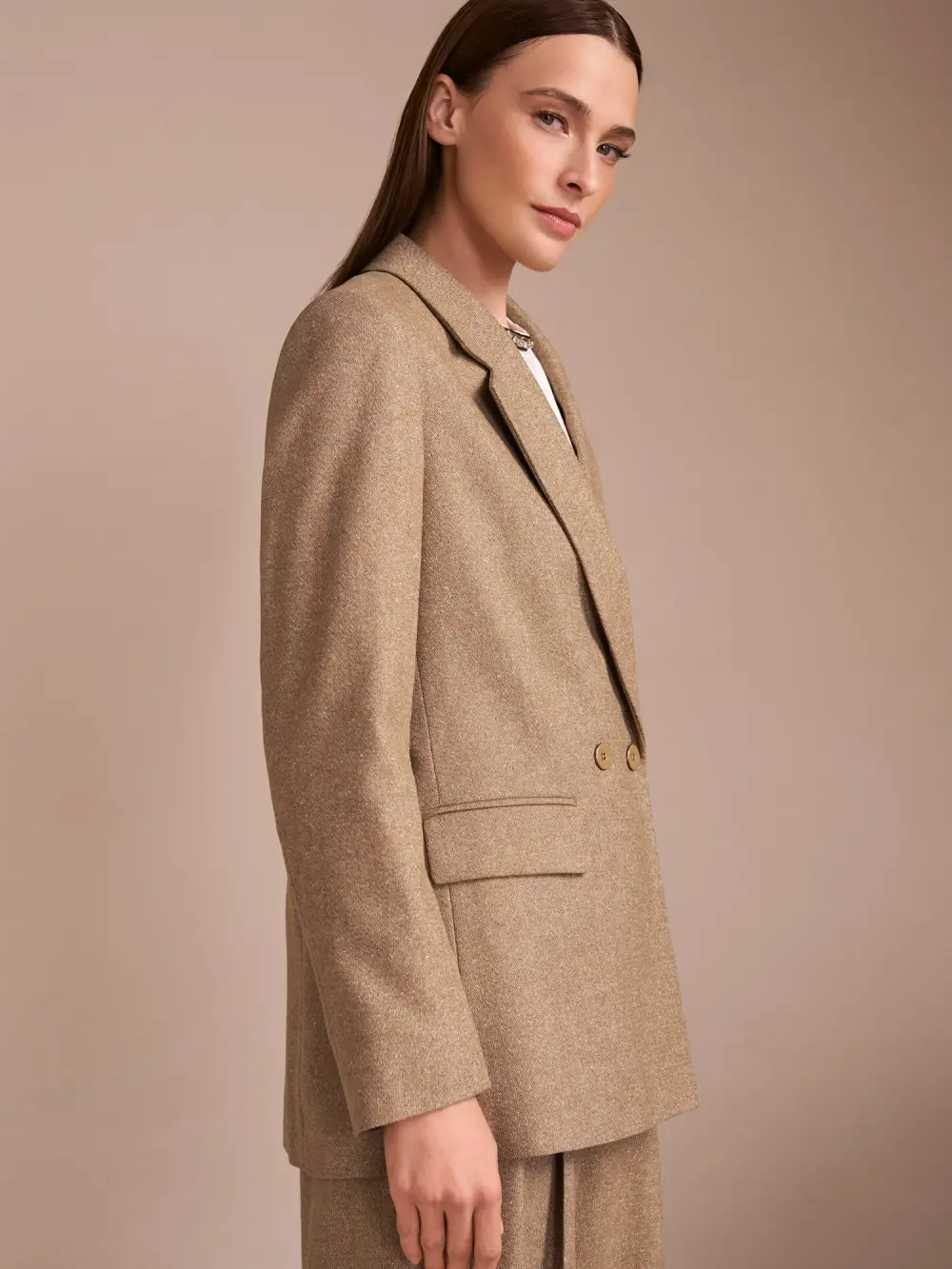 Blazer luxueux à effet pailleté