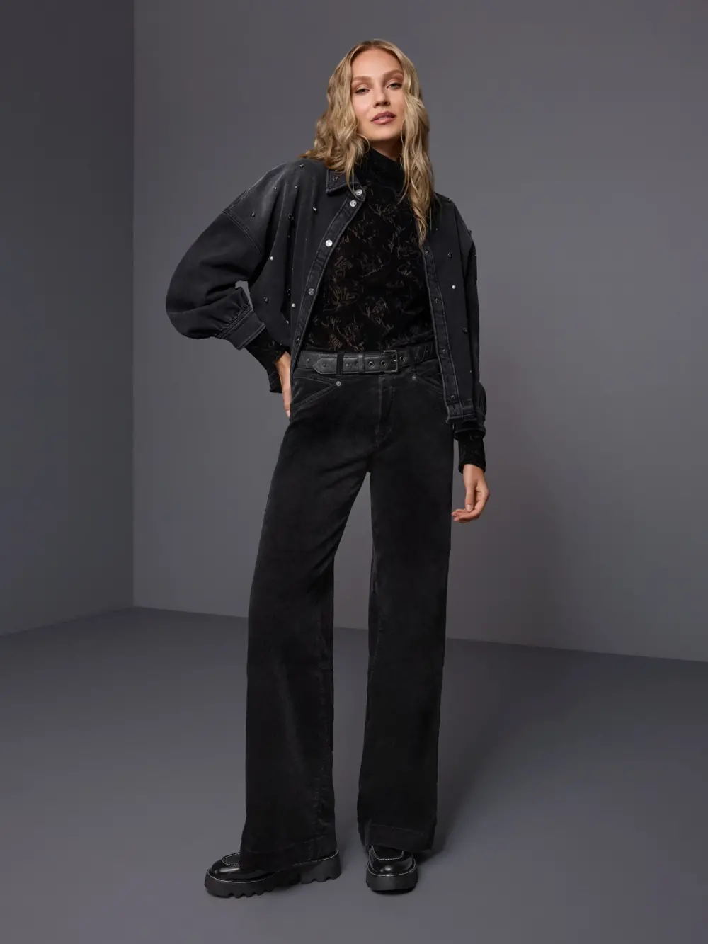 WARRI wide-fit trousers