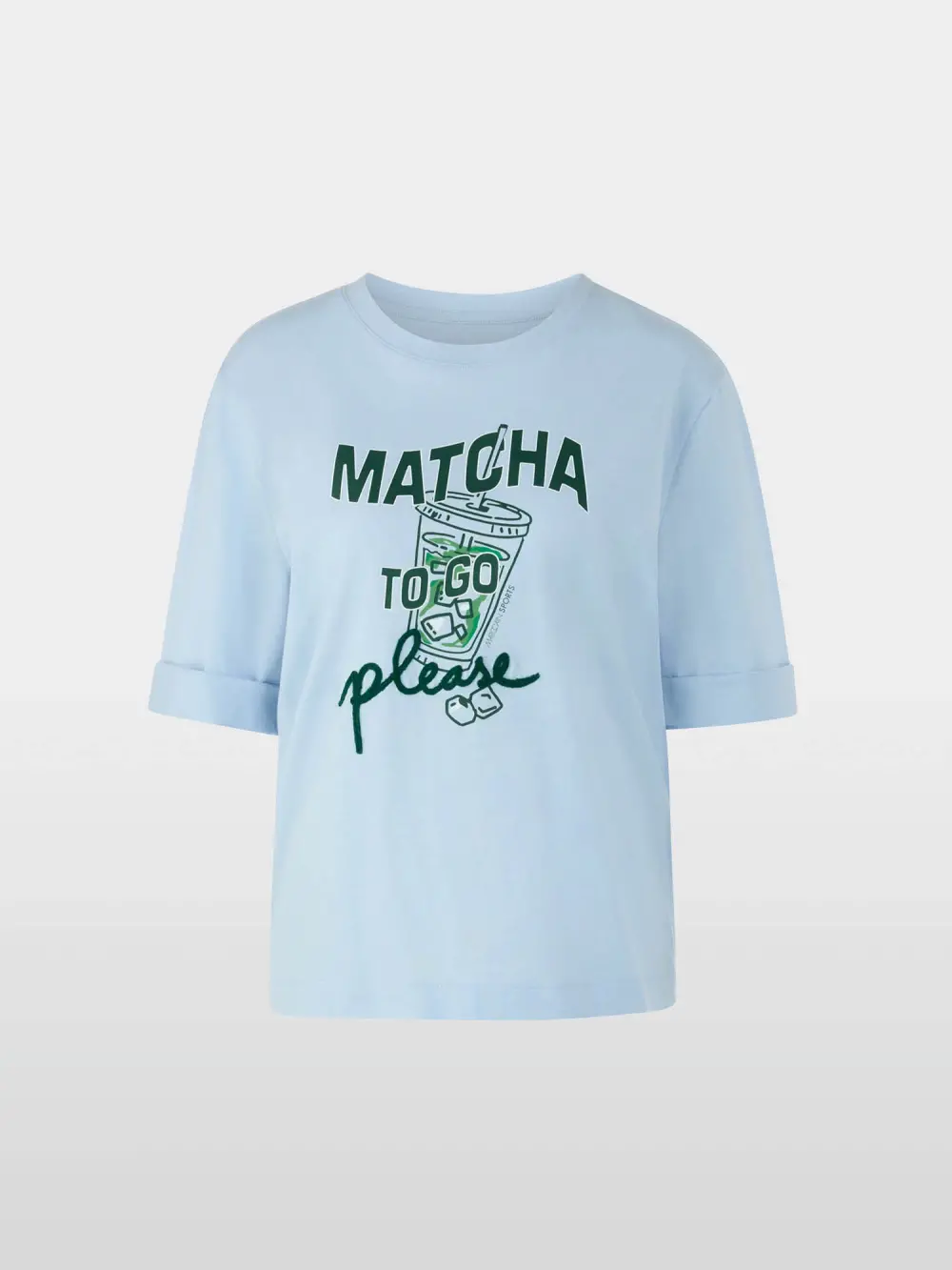 ‘Rethink Together’ matcha print shirt