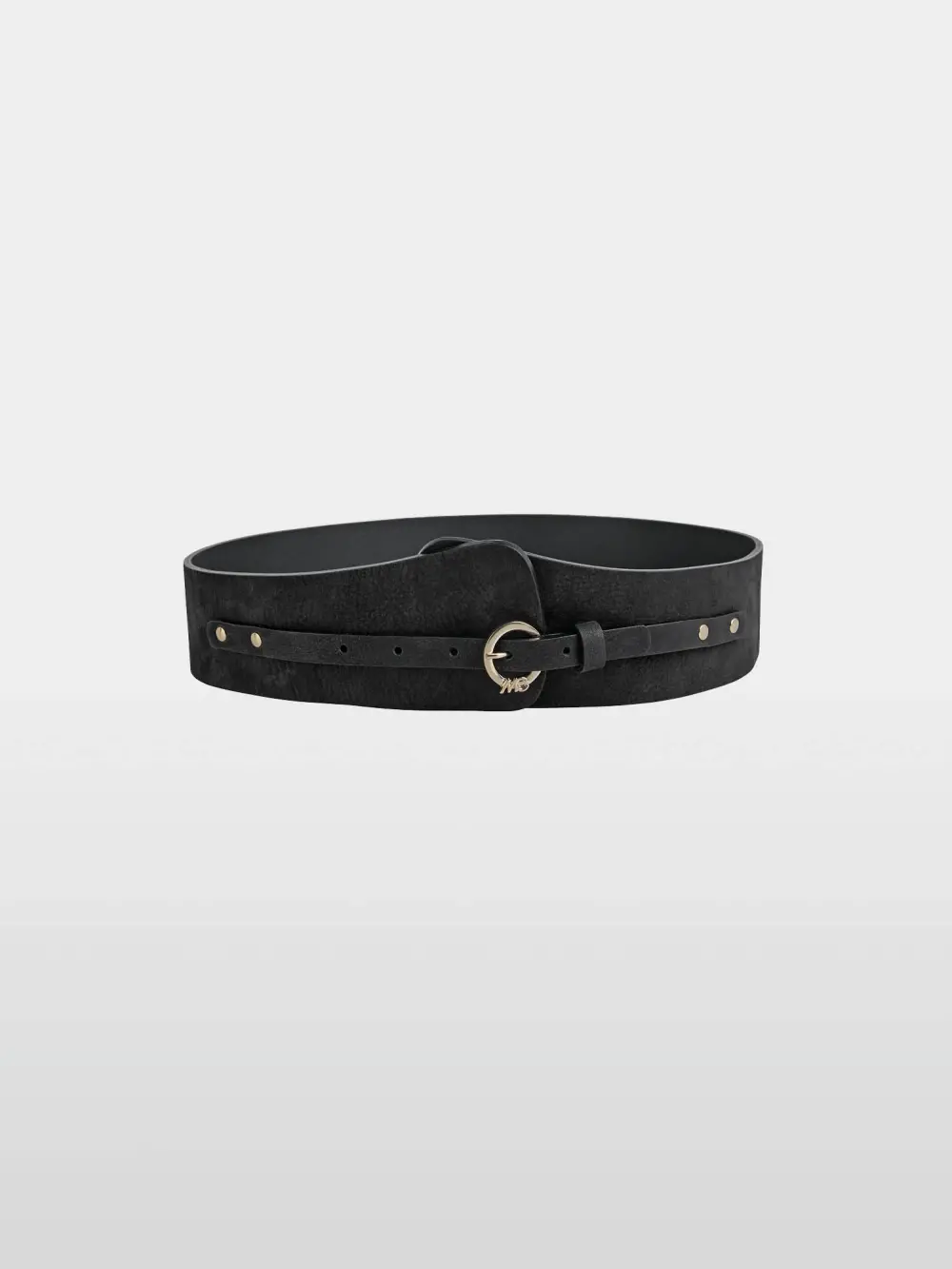 Leather waist belt
