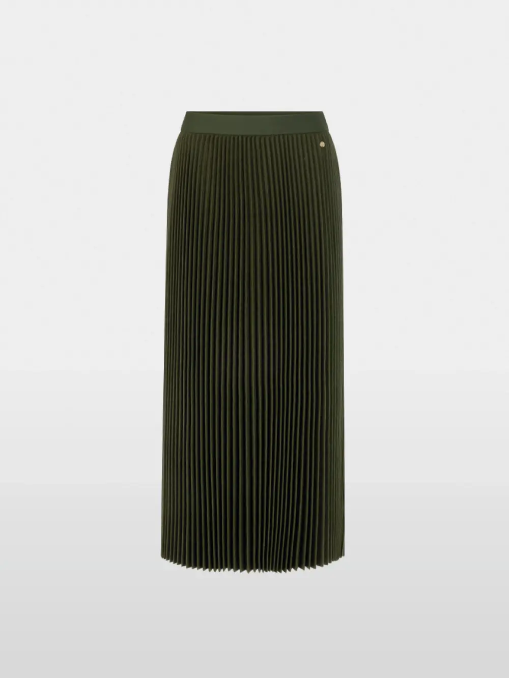Boiled wool midi skirt