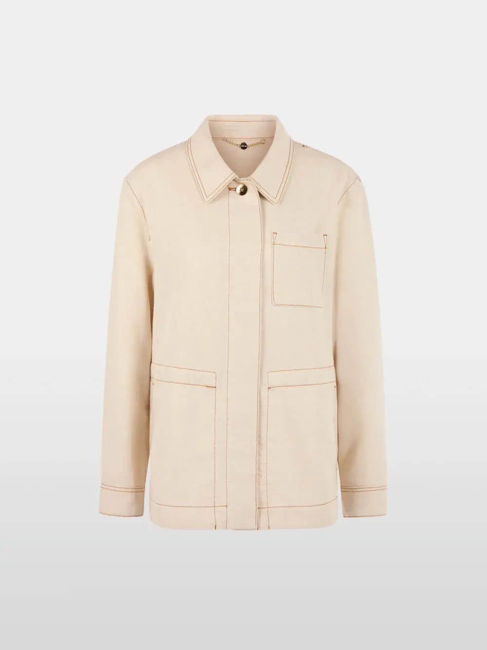 Fitted jacket with shimmer effect