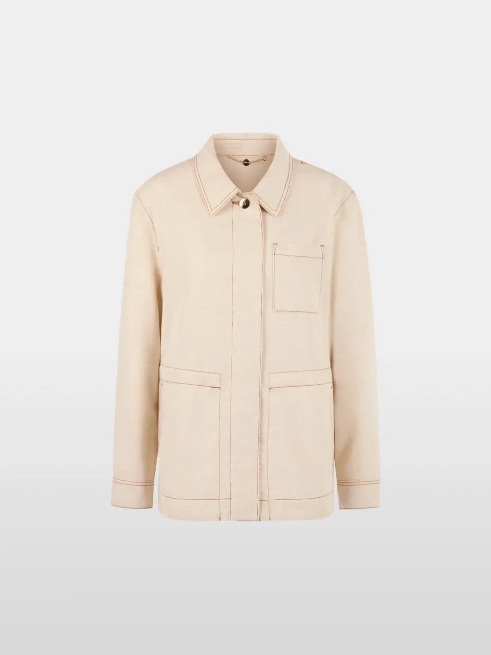 Fitted jacket with shimmer effect