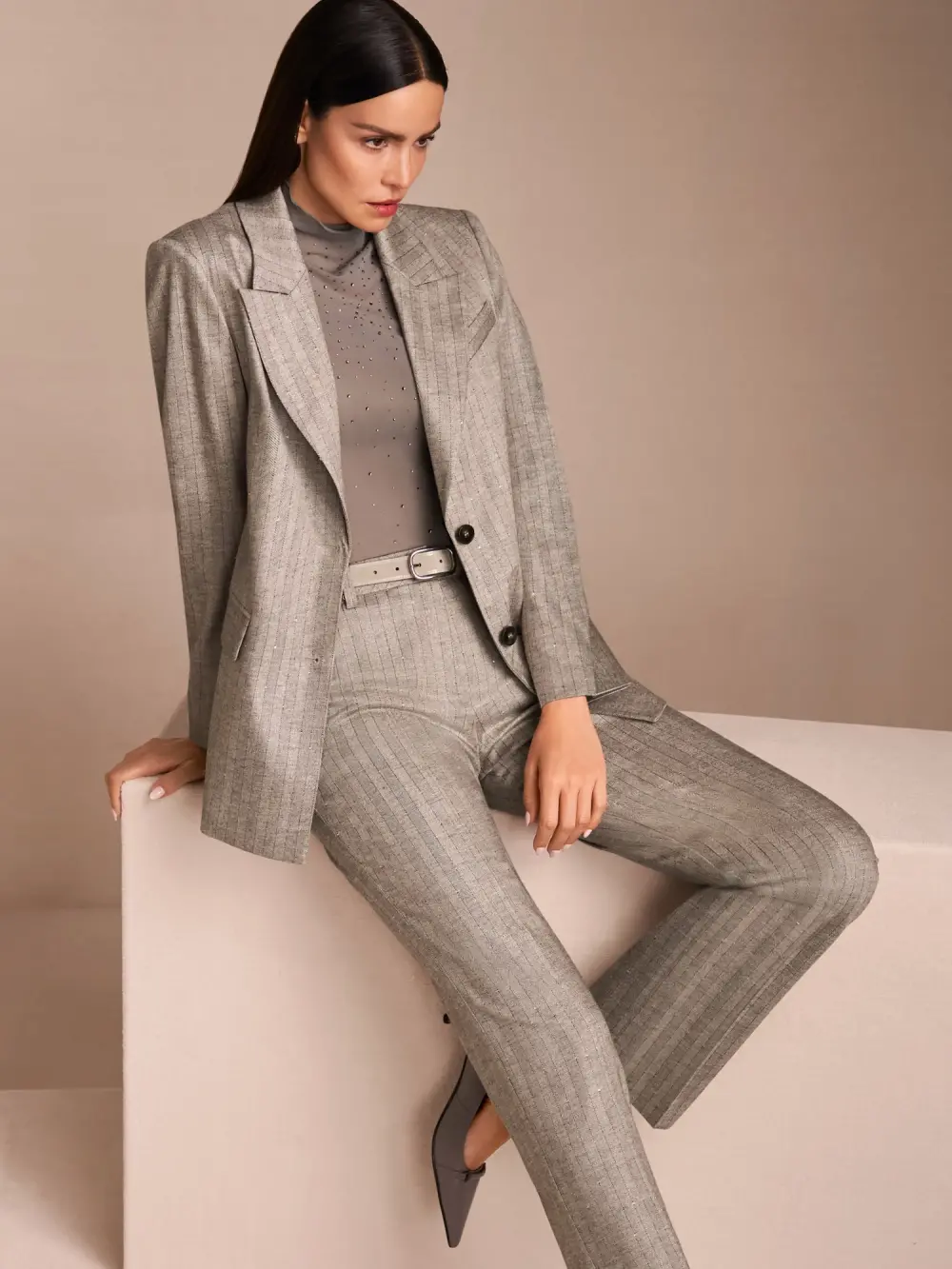 FENDOU striped trousers
