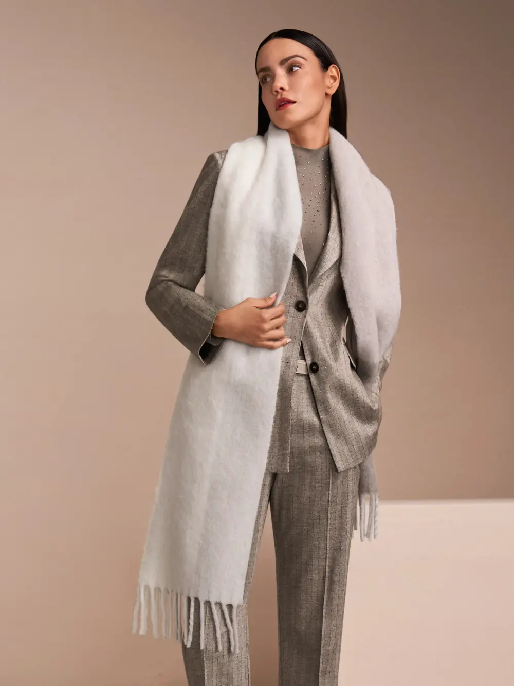 Elegant blazer with stripes